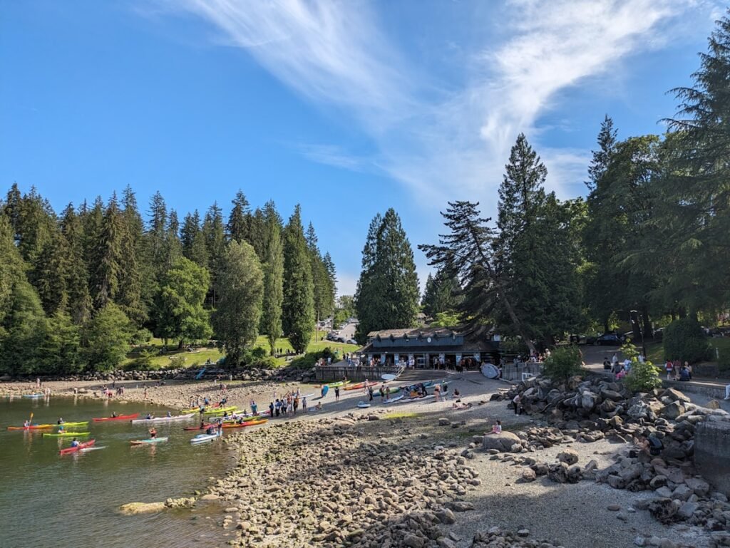Deep Cove shoreline and Indian Arm — mobile summer tire swap by The Tire Valet